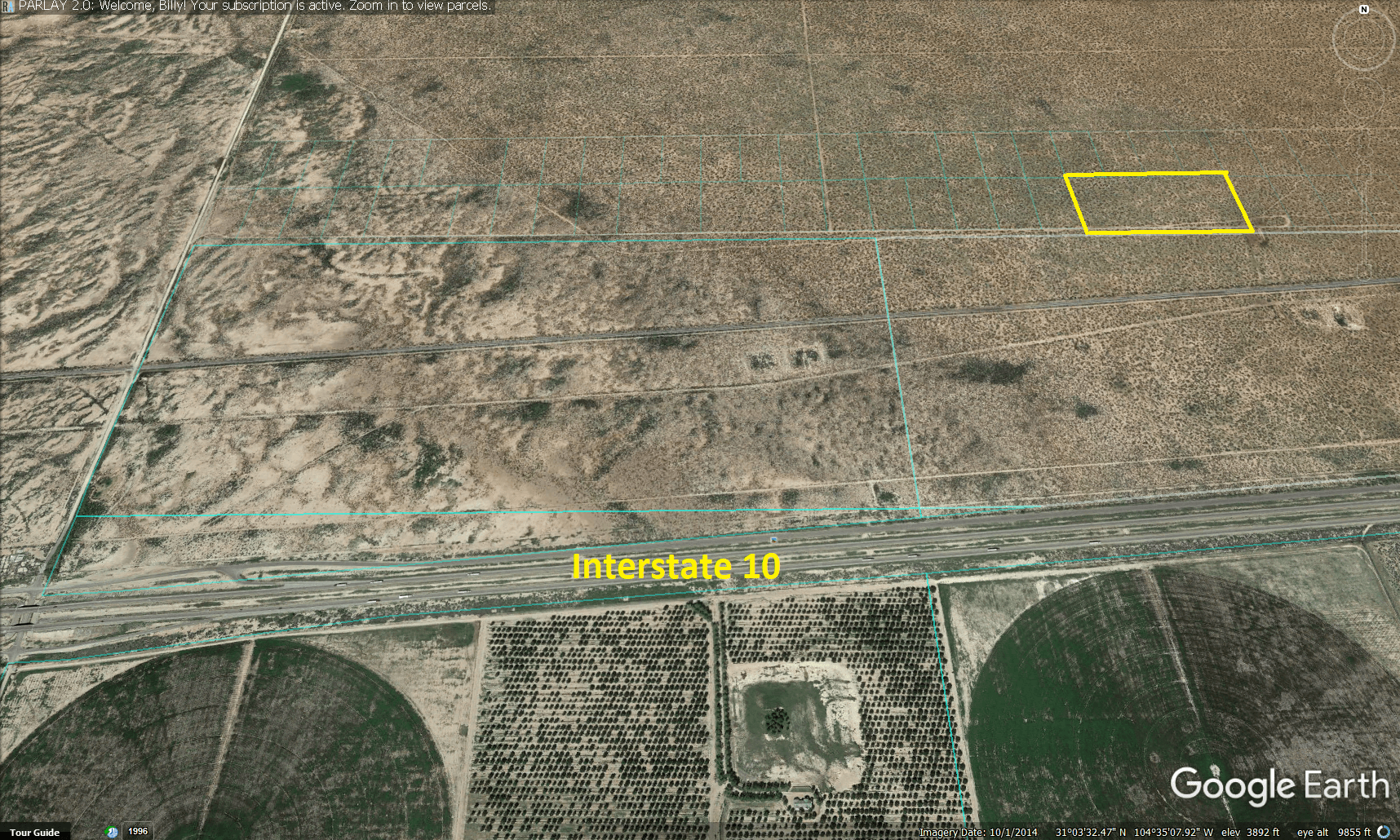 ** SOLD ** 20 Acres Near Van Horn Texas Great Access 14482 Country