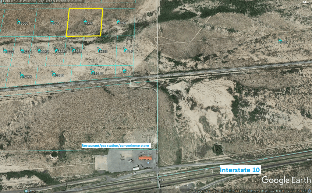 * SOLD * 11 Acres East of Van Horn, TX 9302 Country Land Store