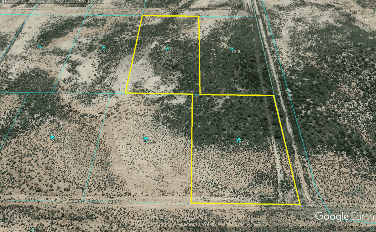 * SOLD * 10 Acres 12 miles East of Van Horn, TX in Culberson County
