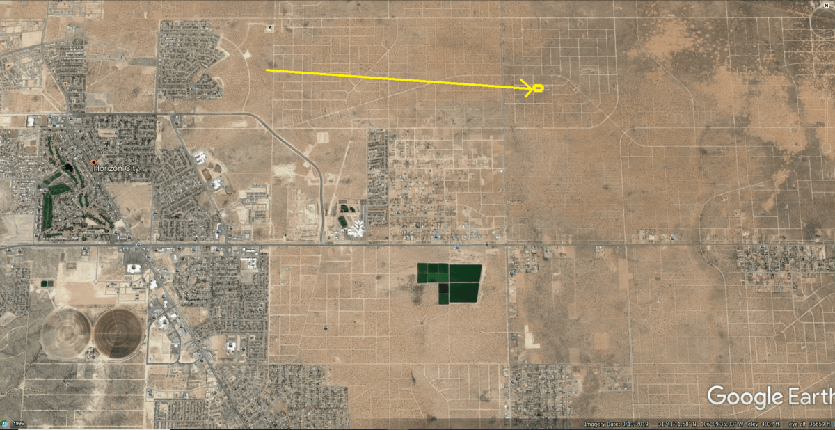 * SOLD * 2 Acres near Horizon City, El Paso County, TX 400527